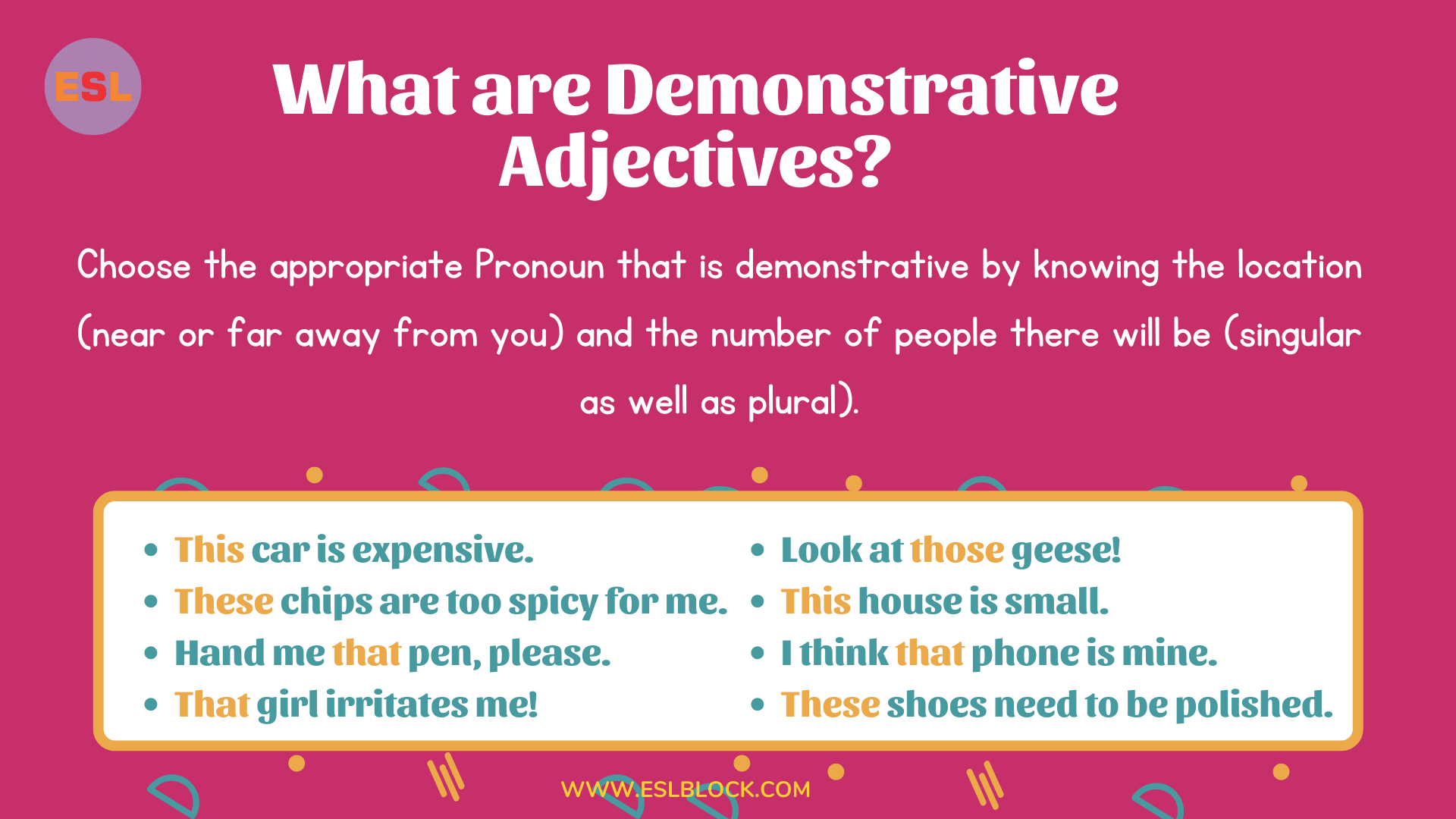 what-are-demonstrative-adjectives-english-as-a-second-language