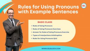100 Example Sentences Using Pronoun, Pronoun Rules with Example Sentences, Rules of Using Pronouns, Rules of Using Pronouns with Example Sentences, Rules of Using Pronouns with examples, Types of Pronouns, Types of Pronouns with Example Sentences, What are Pronouns, What are the types of Pronouns, What do a Pronouns do, What is a Pronoun