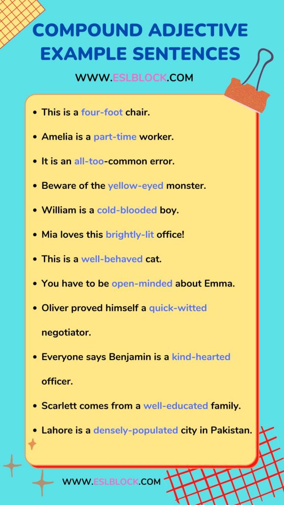 What are Compound Adjectives? - English as a Second Language