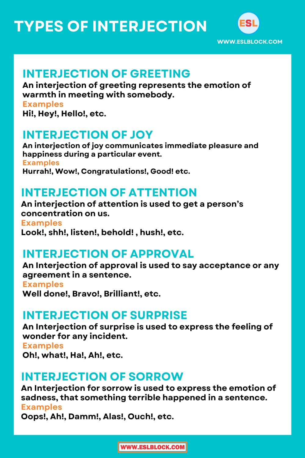 English Grammar, Interjection, Parts of Speech, Parts of Speech in English Grammar, What is an Interjection