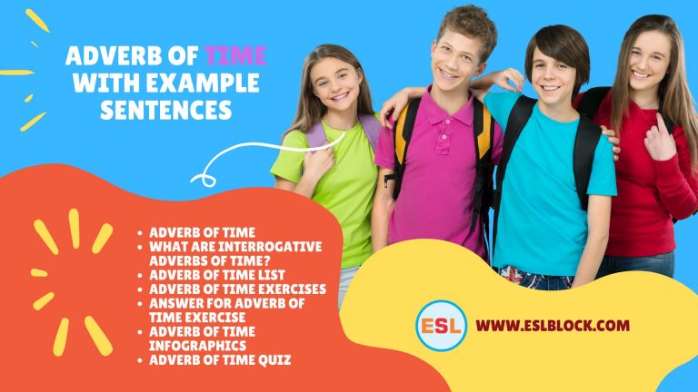 100 Example Sentences Using Adverb of Time, Adverb of Time, Adverb of Time Rules with Example Sentences, Adverb of Time with Example Sentences, Rules of Using Adverb of Time, Rules of Using Adverb of Time with examples, Rules of Using Adverbs with Example Sentences, Types of Adverbs, Types of Adverbs with Example Sentences, What are Adverbs, What are the types of Adverbs
