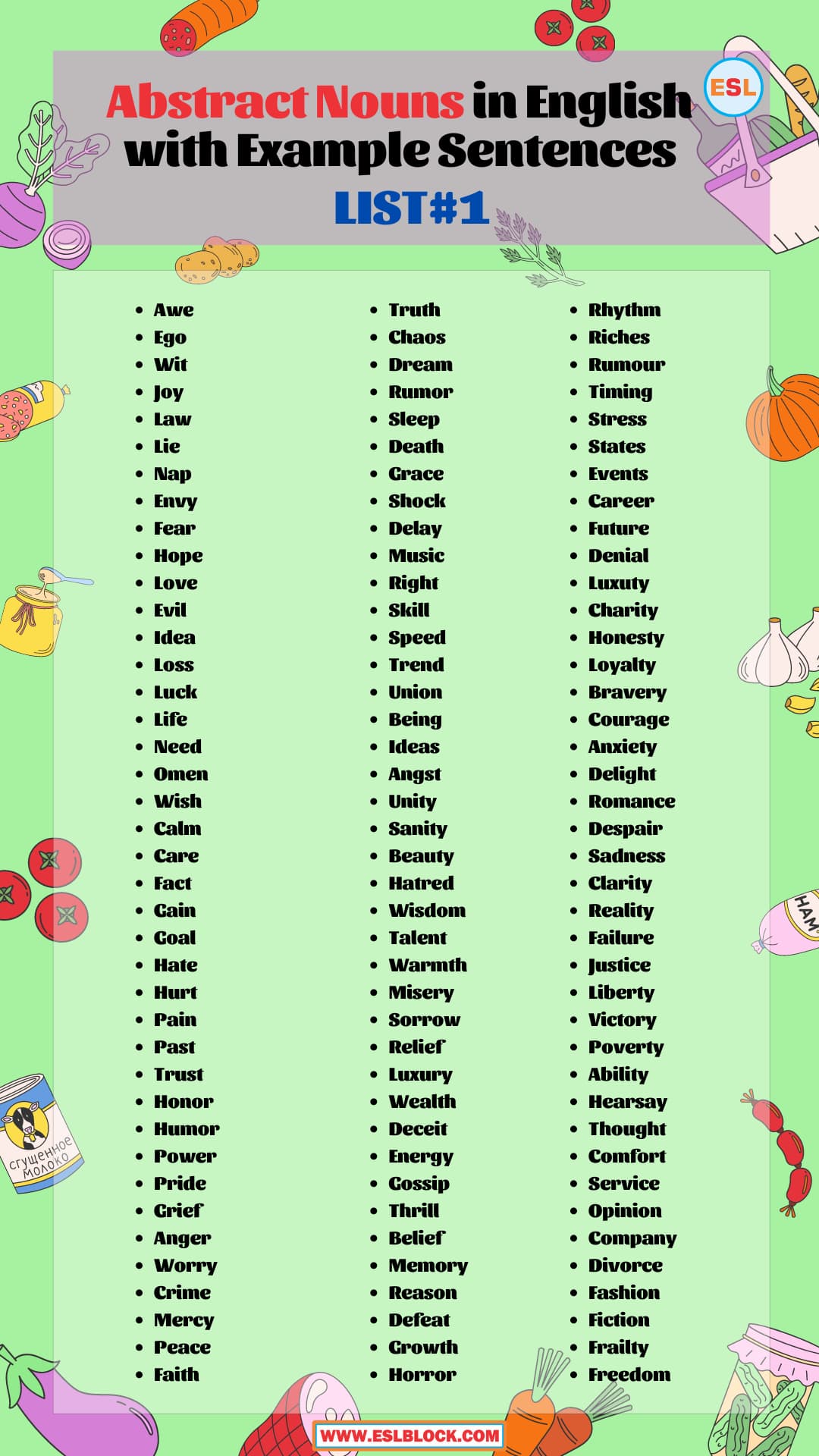 100 Example Sentences Using Abstract, Abstract nouns, Abstract nouns list, Abstract Nouns Vocabulary, Abstract Nouns with Example Sentences, All Abstract nouns, List of Abstract nouns, Types of Nouns, Types of Nouns with Example Sentences, What are Concrete Nouns, What are Nouns, What are the types of Nouns, What is a Noun