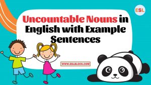 100 Example Sentences Using Uncountable, All Uncountable nouns, List of Uncountable nouns, Types of Nouns, Types of Nouns with Example Sentences, Uncountable Nouns, Uncountable nouns list, Uncountable Nouns Vocabulary, Uncountable Nouns with Example Sentences, What are Concrete Nouns, What are Nouns, What are the types of Nouns, What is a Noun