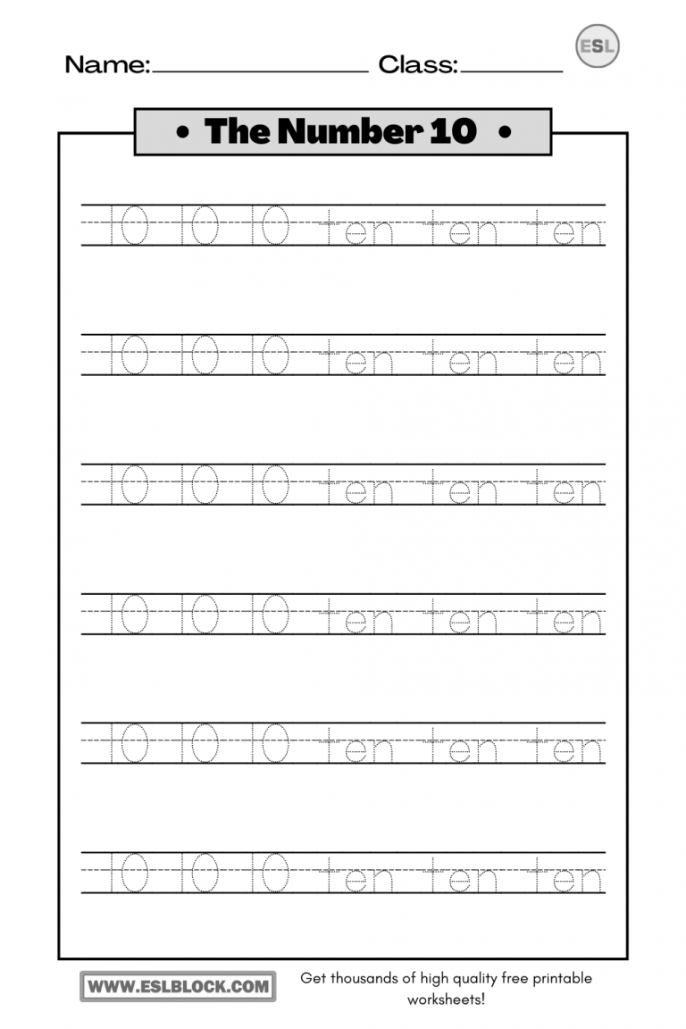tracing-number-10-worksheets-english-as-a-second-language