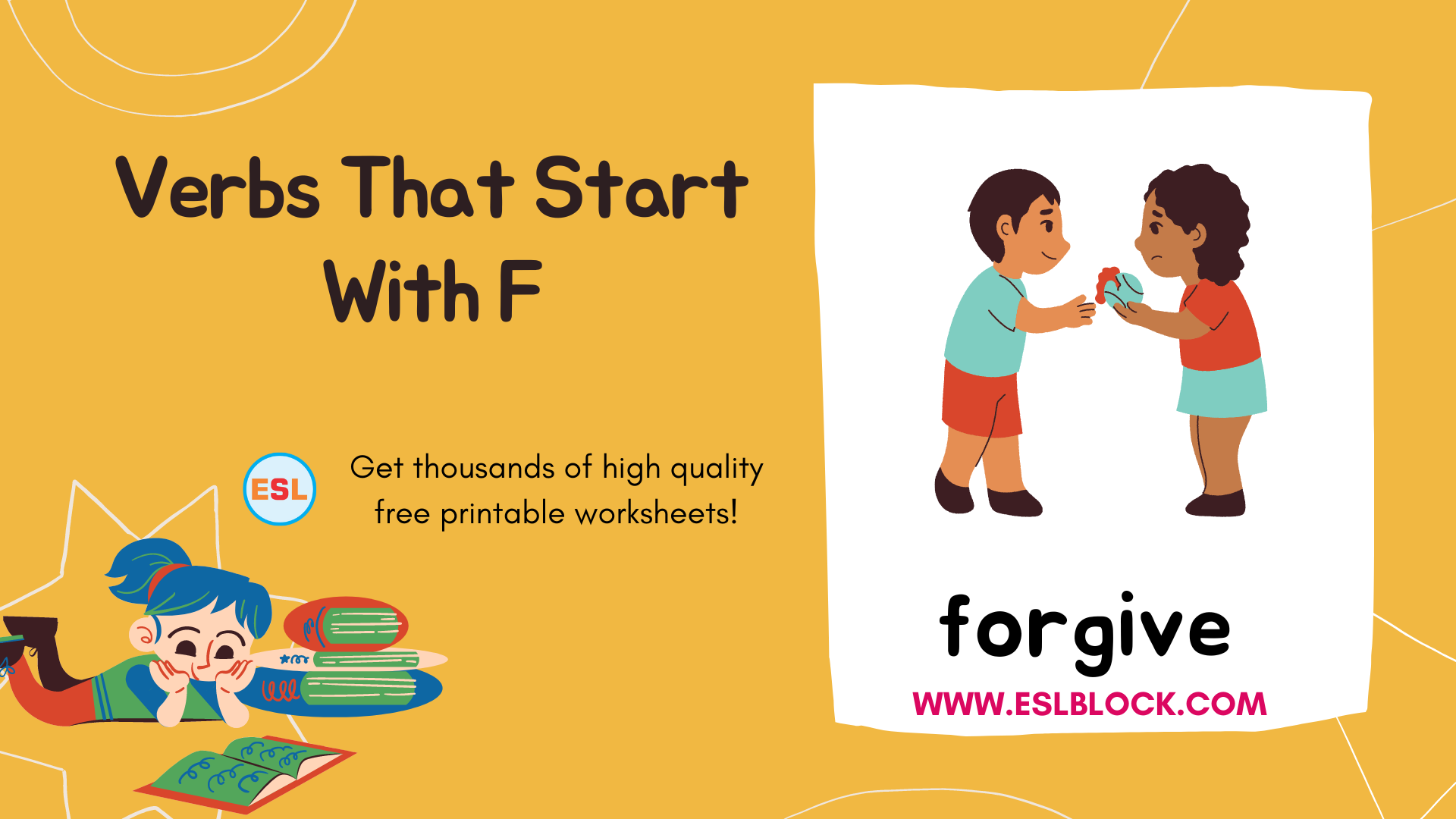 4 Letter Verbs, 5 Letter Verbs Starting With F, Action Words, Action Words That Start With F, English, English Grammar, English Vocabulary, English Words, F Action Words, F Verbs, F Verbs in English, List of Verbs That Start With F, Verbs List, Verbs That Start With F, Vocabulary, Words That Start With F