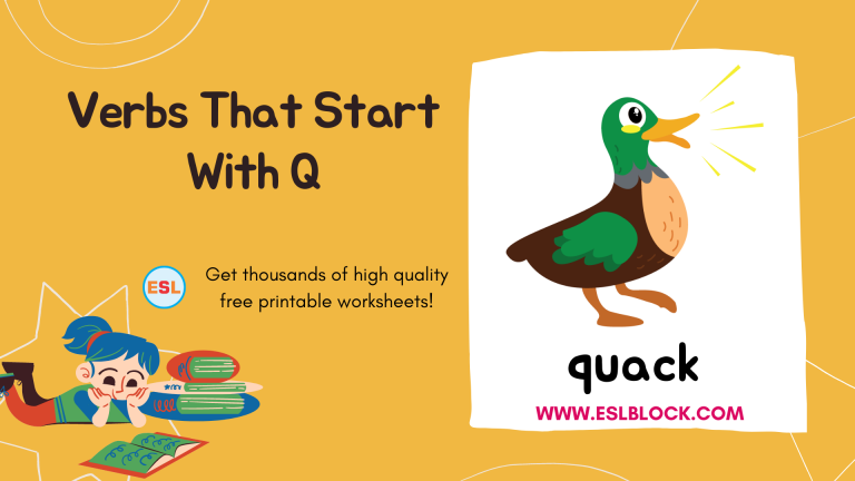 4 Letter Verbs, 5 Letter Verbs Starting With Q, Action Words, Action Words That Start With Q, English, English Grammar, English Vocabulary, English Words, List of Verbs That Start With Q, Q Action Words, Q Verbs, Q Verbs in English, Verbs List, Verbs That Start With Q, Vocabulary, Words That Start With Q