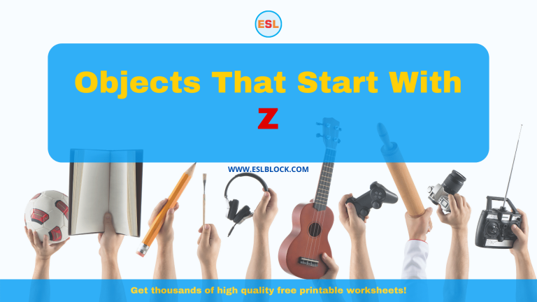 5 Letter Objects Starting With Z, English, English Nouns, English Vocabulary, English Words, List of Objects That Start With Z, Nouns, Objects List, Objects That Start With Z, Things Names, Vocabulary, Z Objects, Z Objects in English, Z Objects Names