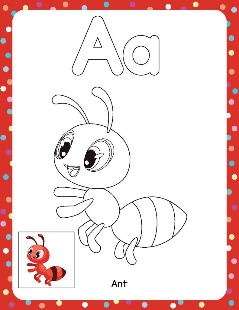 Alphabet Coloring Worksheets – English As A Second Language