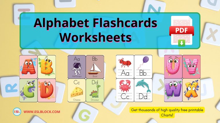 Alphabet Flashcards Worksheets