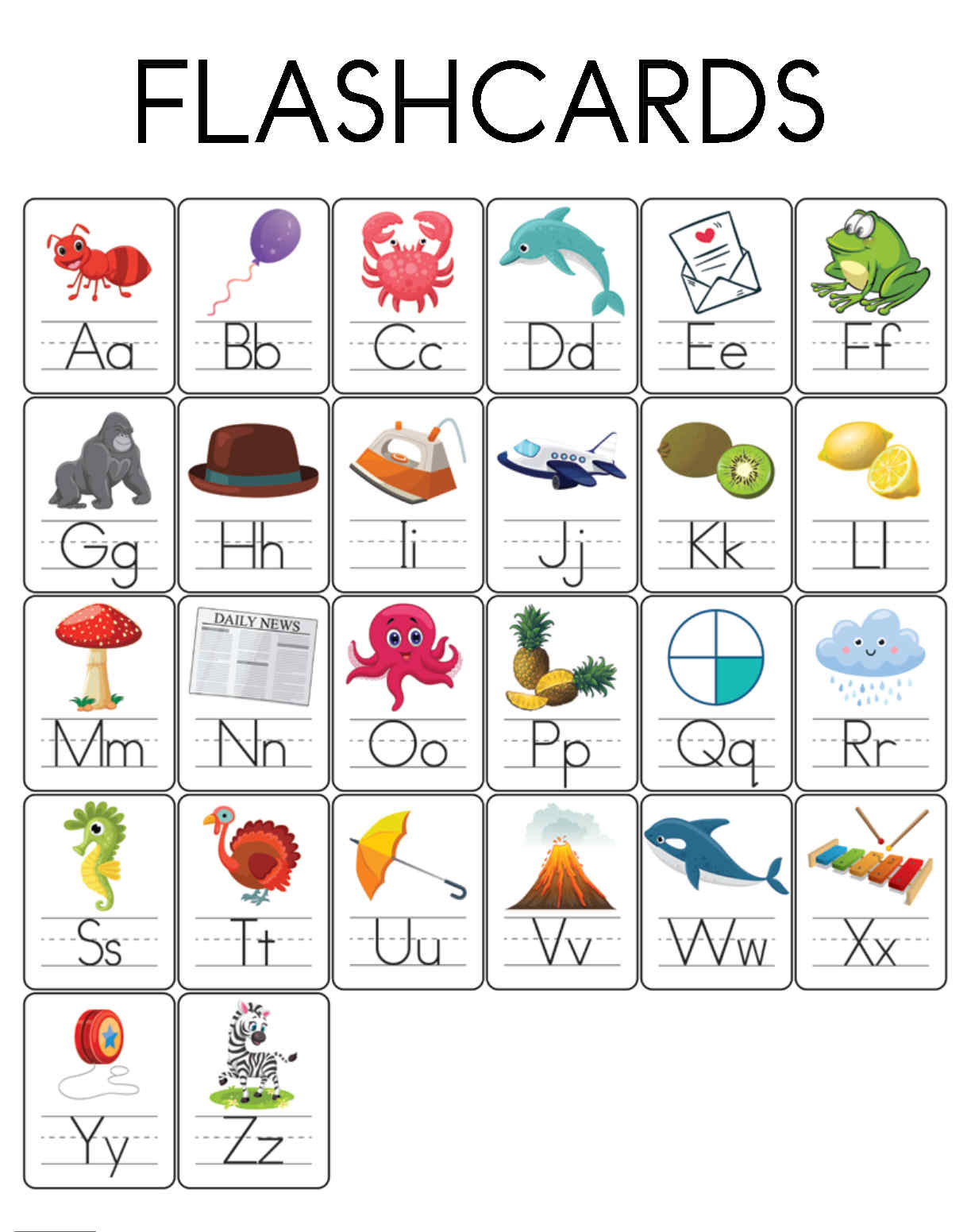 Alphabet Flashcards