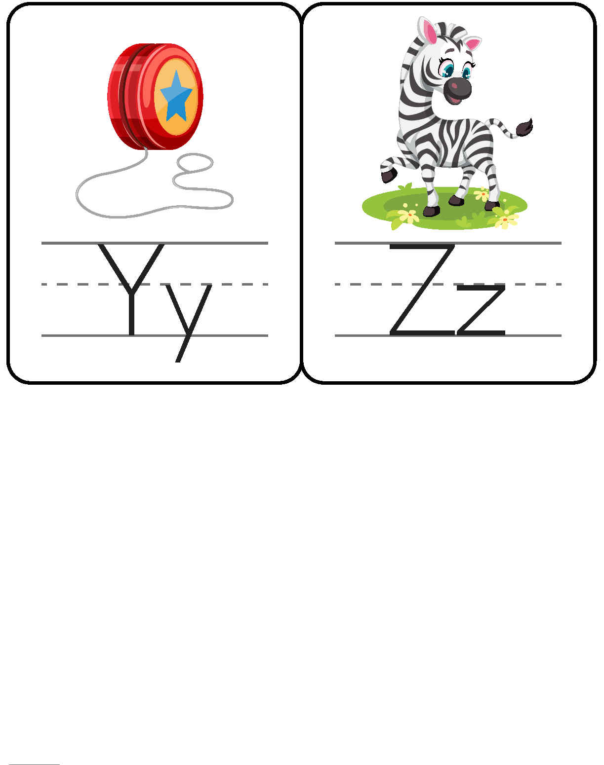 Alphabet Flashcards (Worksheets) - English as a Second Language