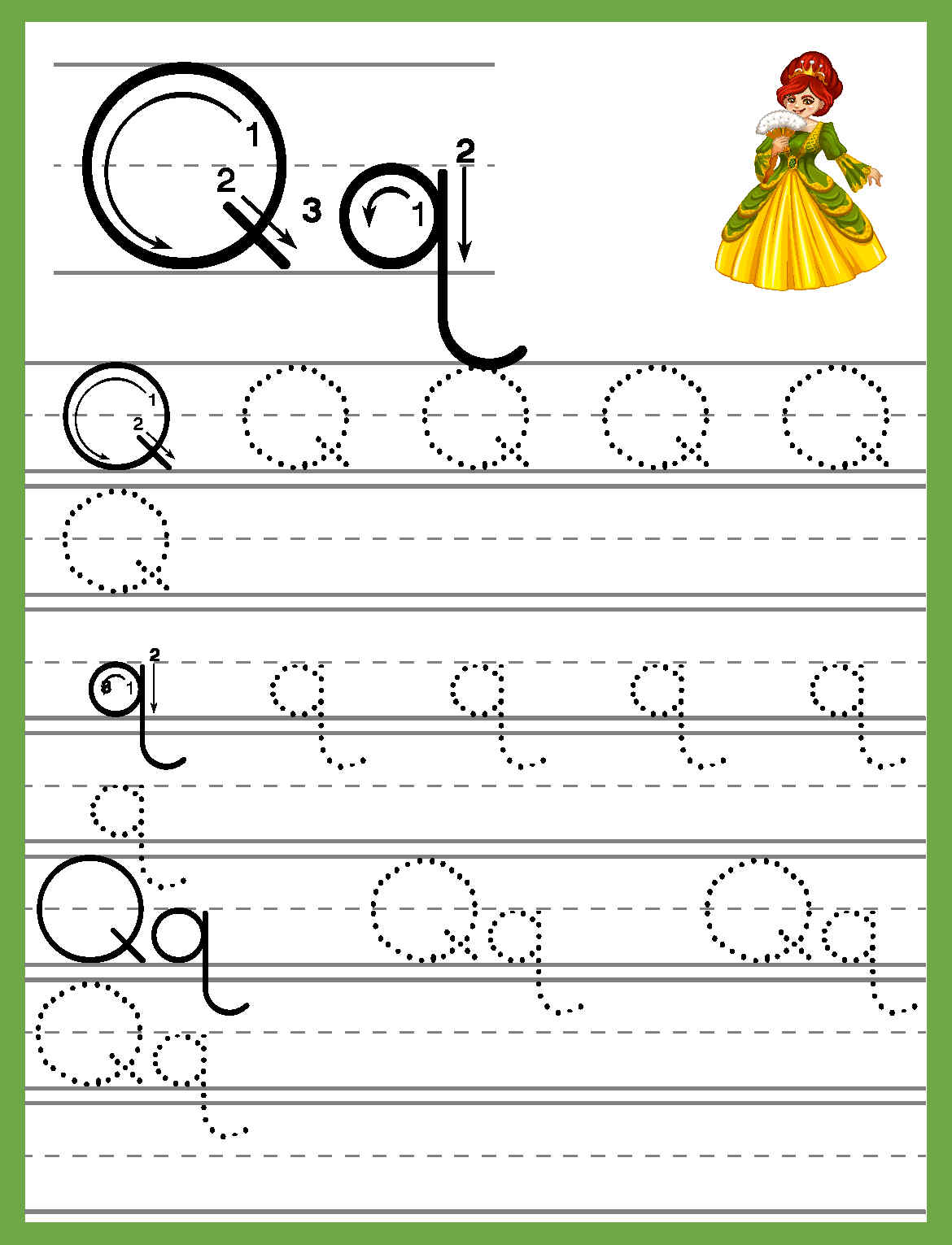Alphabet Trace and Write Worksheets