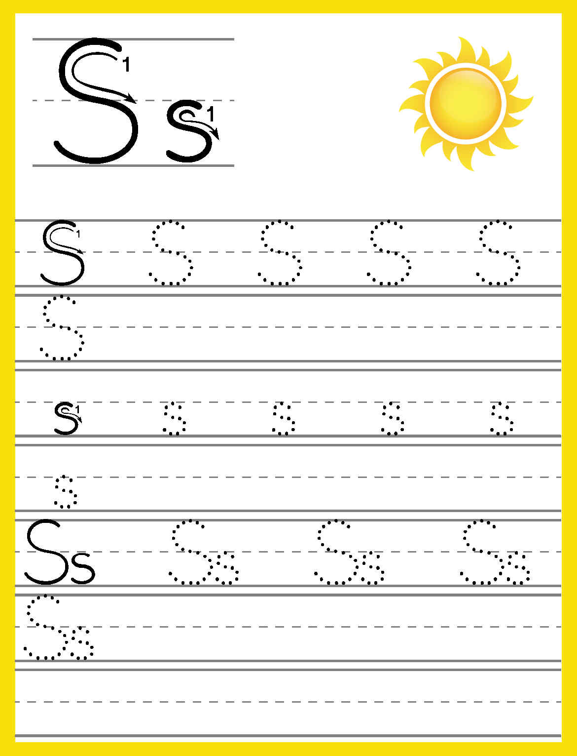 Alphabet Trace and Write Worksheets