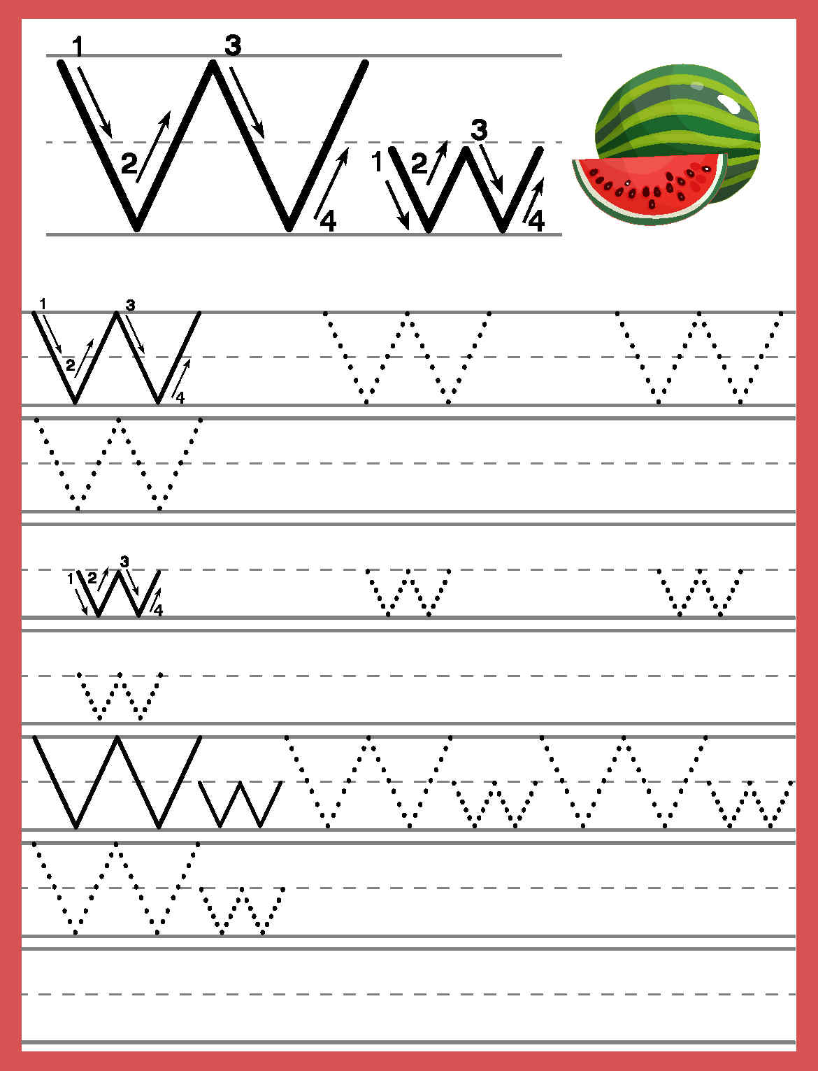 Alphabet Trace and Write Worksheets