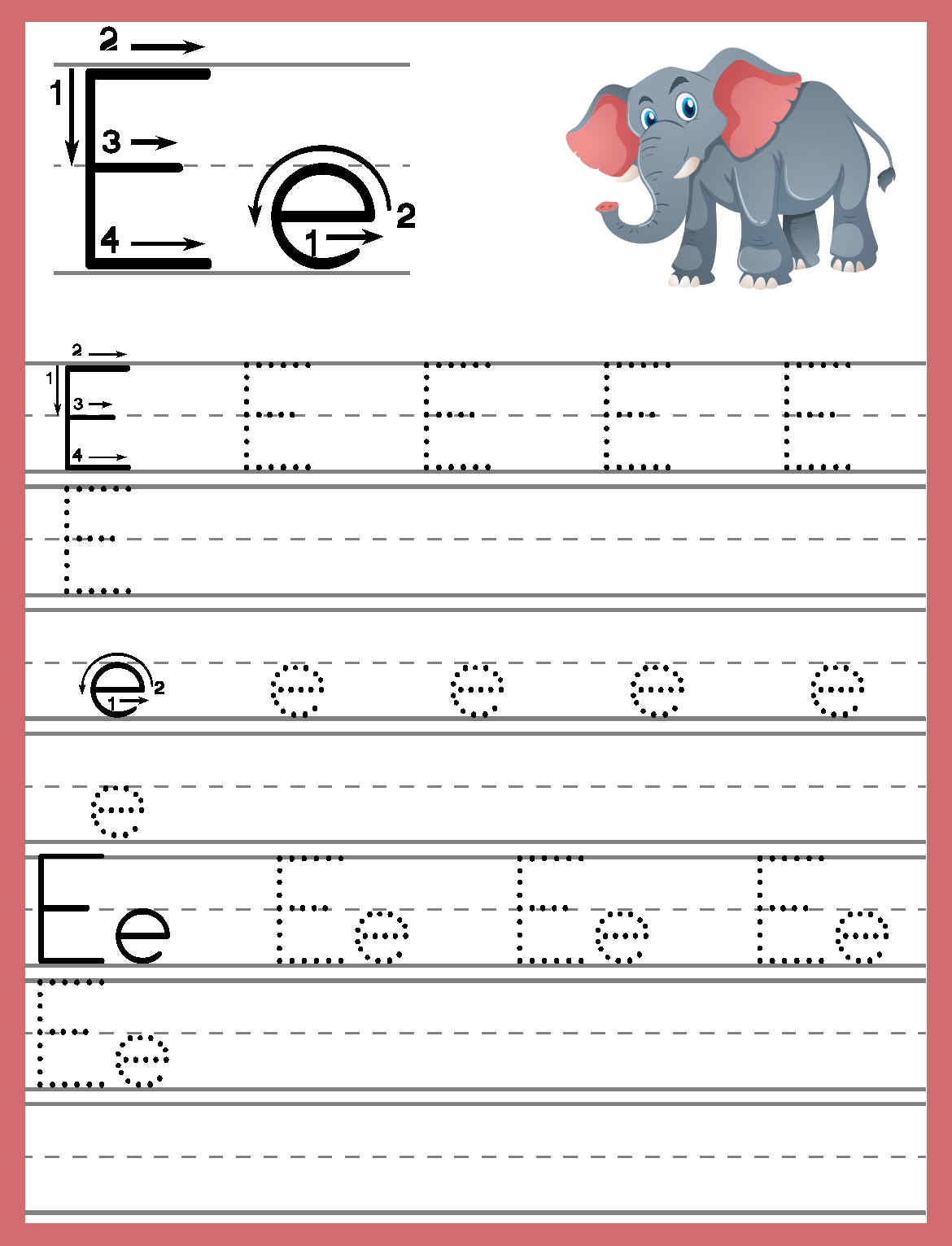 Alphabet Trace and Write Worksheets