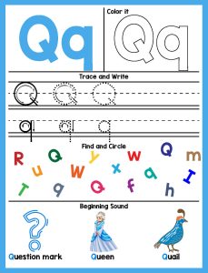 English Alphabet Worksheets