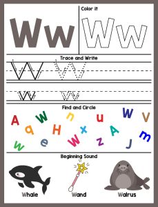 English Alphabet Worksheets