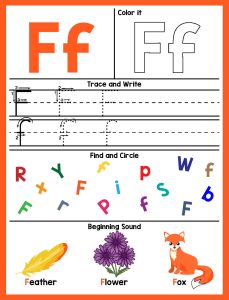 English Alphabet Worksheets