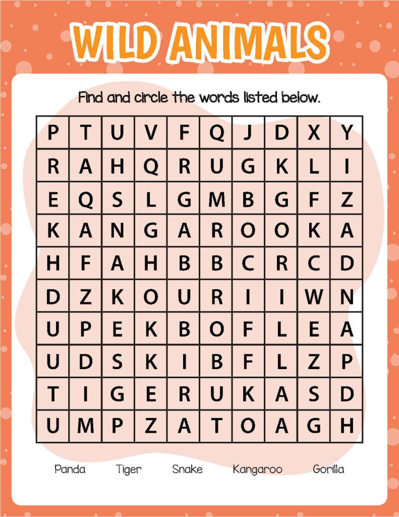 Word Search Worksheets are an effective way to help students master the alphabet. These worksheets are designed to provide students with a fun and engaging way for Word Search.