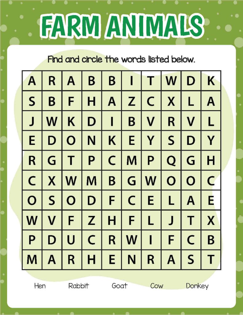 Word Search Worksheets are an effective way to help students master the alphabet. These worksheets are designed to provide students with a fun and engaging way for Word Search.