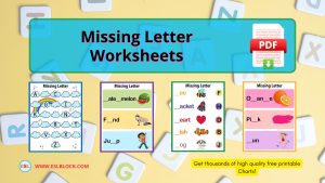 Missing Letter Worksheets