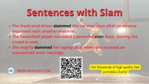 Sentences with Slam