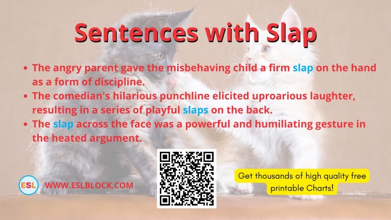 Sentences With Slap