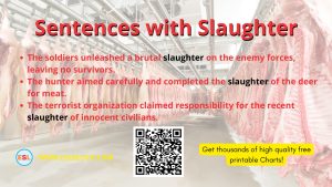 Sentences with Slaughter