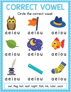 Vowels Worksheets - English As A Second Language