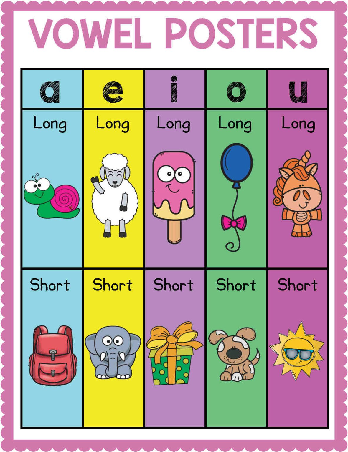 Vowels Worksheets – English as a Second Language