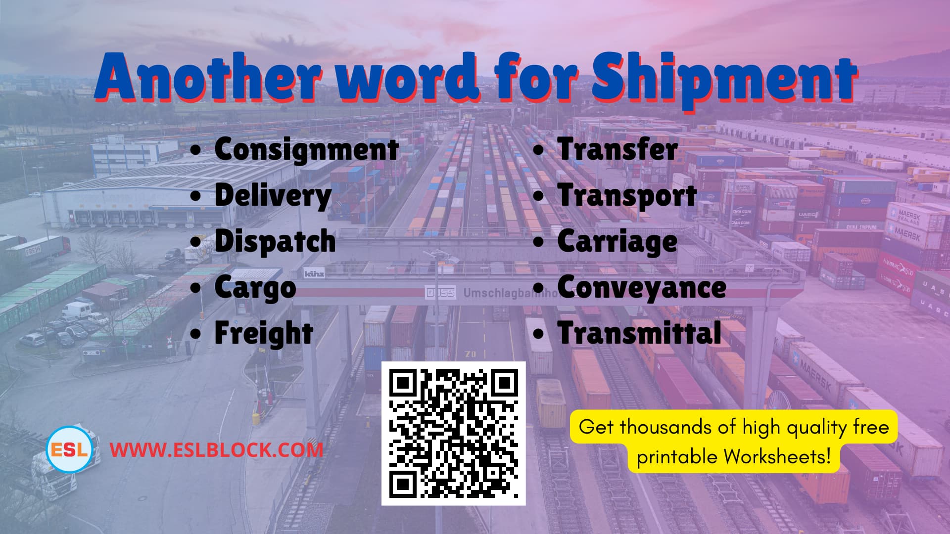 Sentences With Shipment