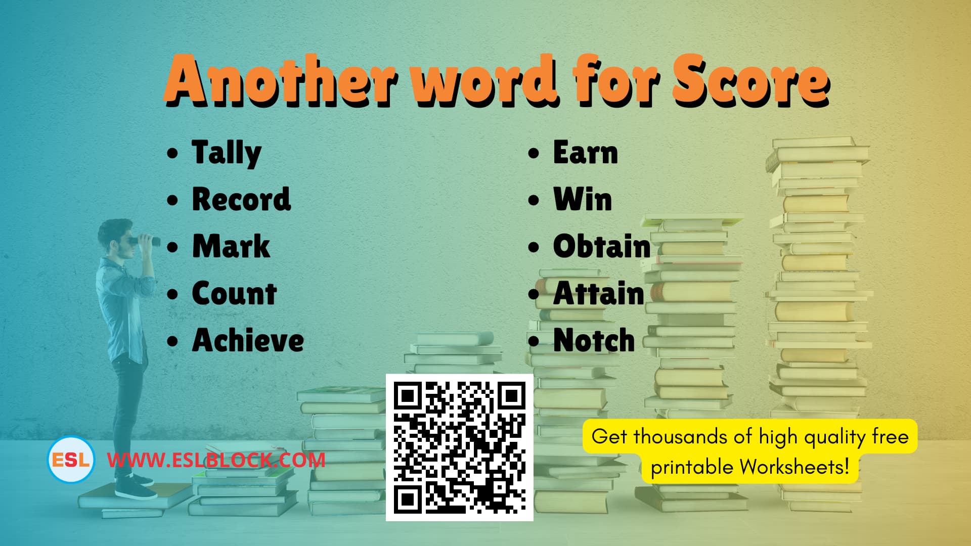 Copy of What is another word for Score