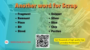 _What is another word for Scrap