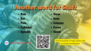 What is another word for Shaft