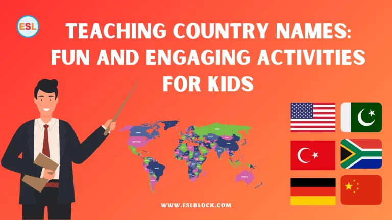 Teaching Country Names Fun and Engaging Activities for Kids