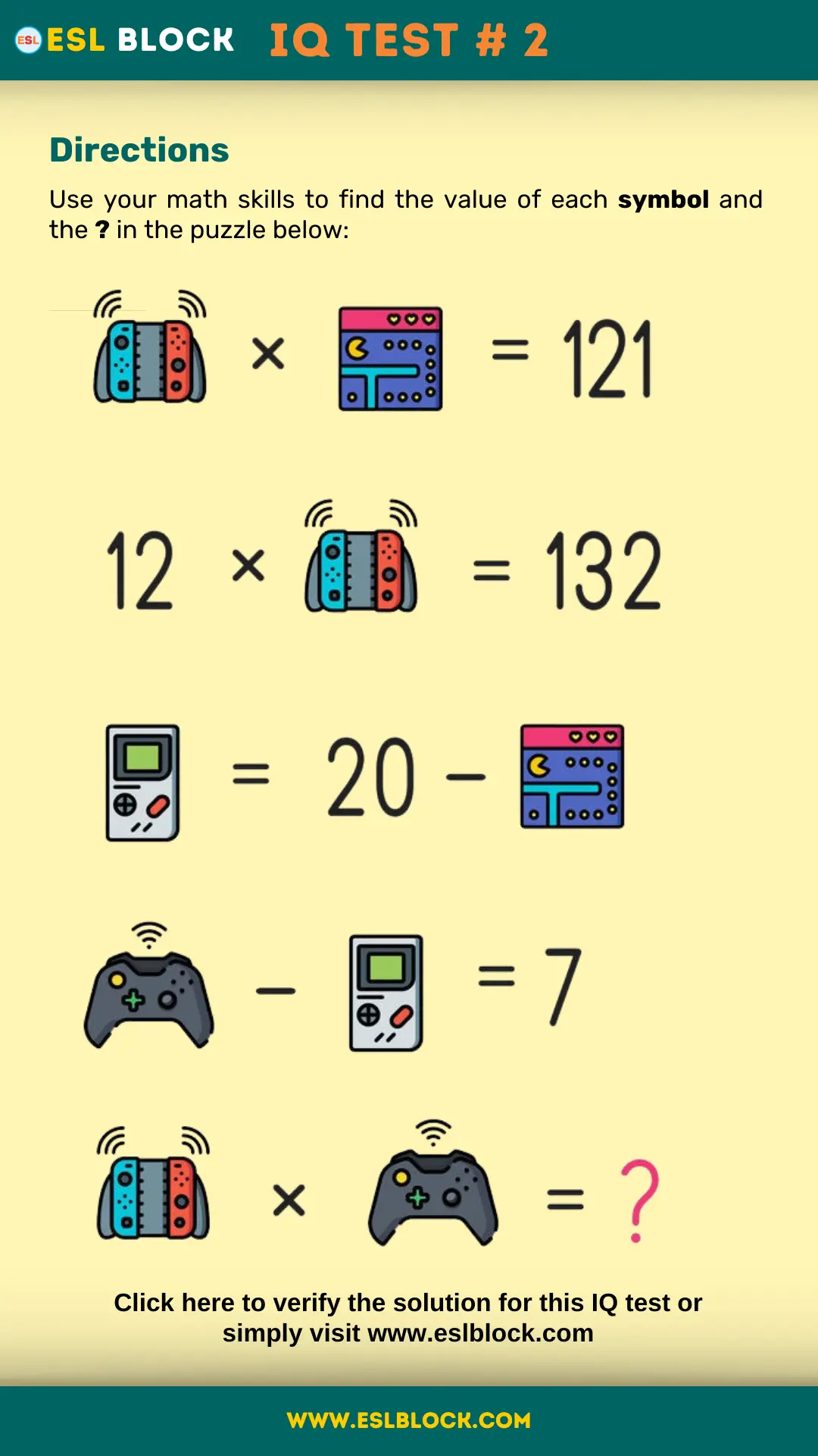 Math IQ Test 2
