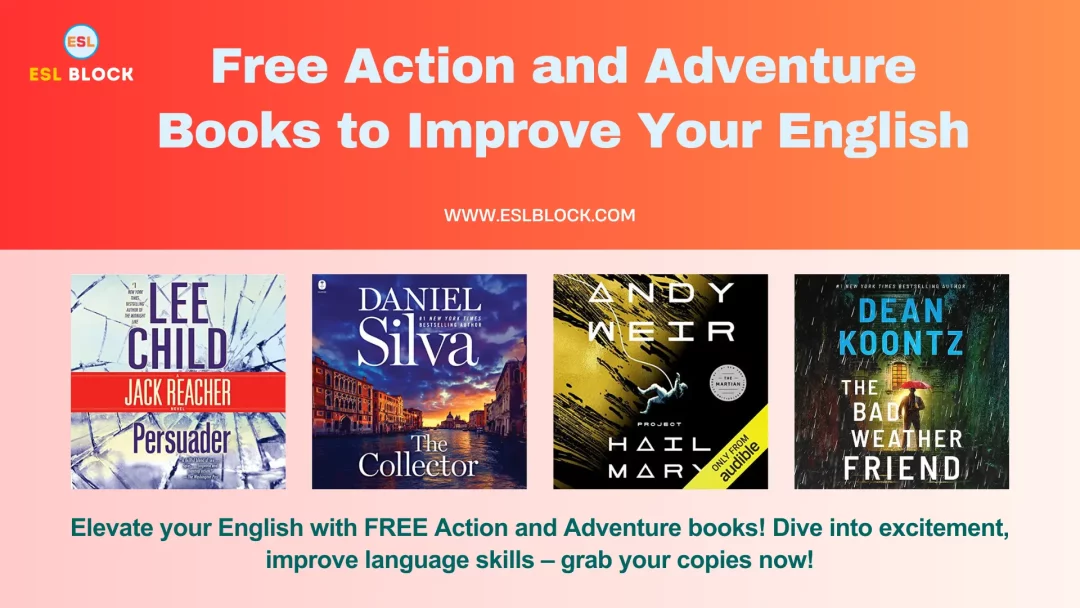 Free Action and Adventure Books to Improve Your English