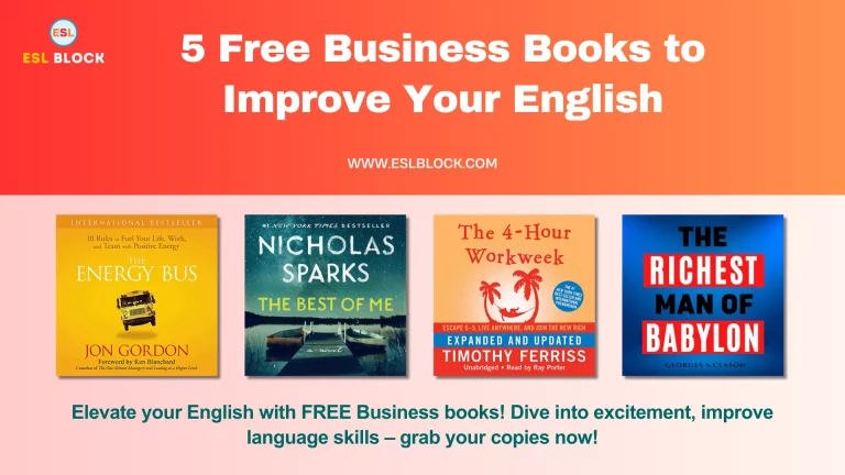 5 Free Business Books to Improve Your English