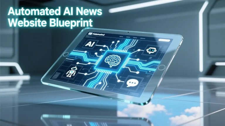 Automated AI News Website Blueprint review: $6.49 Etsy download builds a hands-free WordPress auto-blog with Make.com, RSS feeds, AI articles & SEO images.